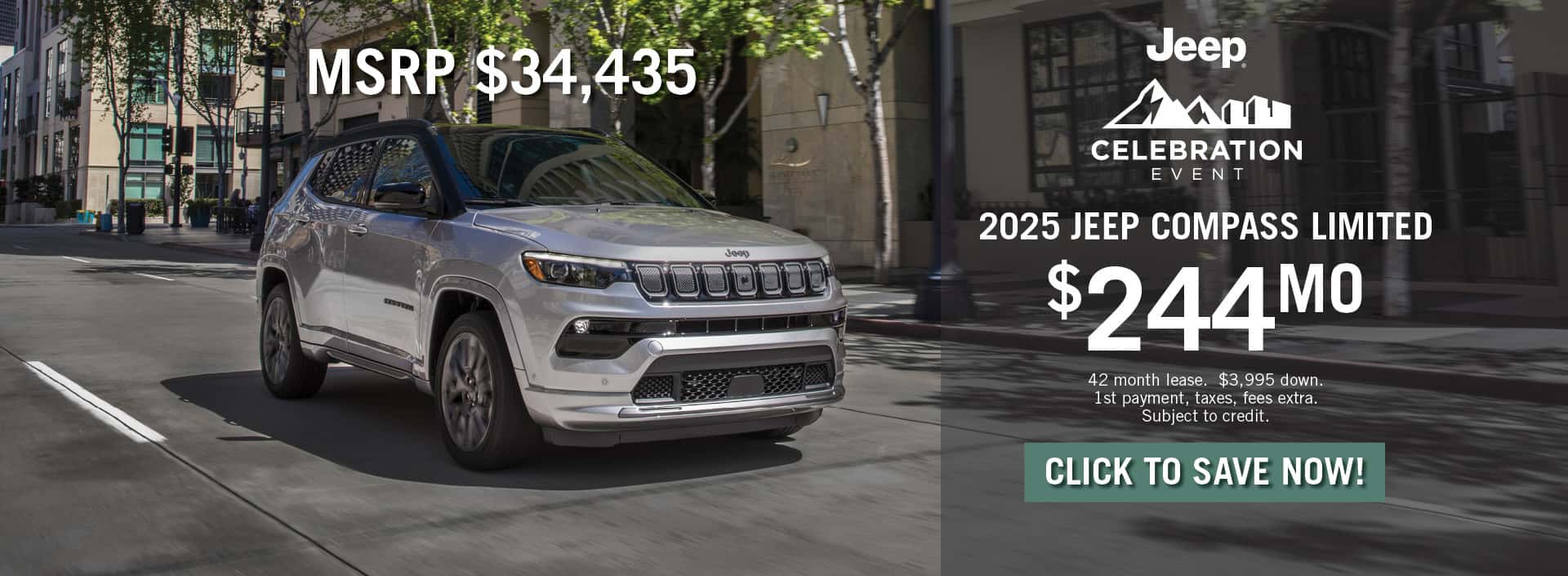2025 Jeep Compass March 2025 Special Banner