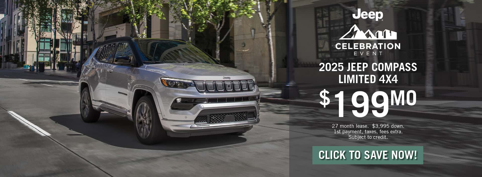2025 Jeep Compass March 2025 Special Banner