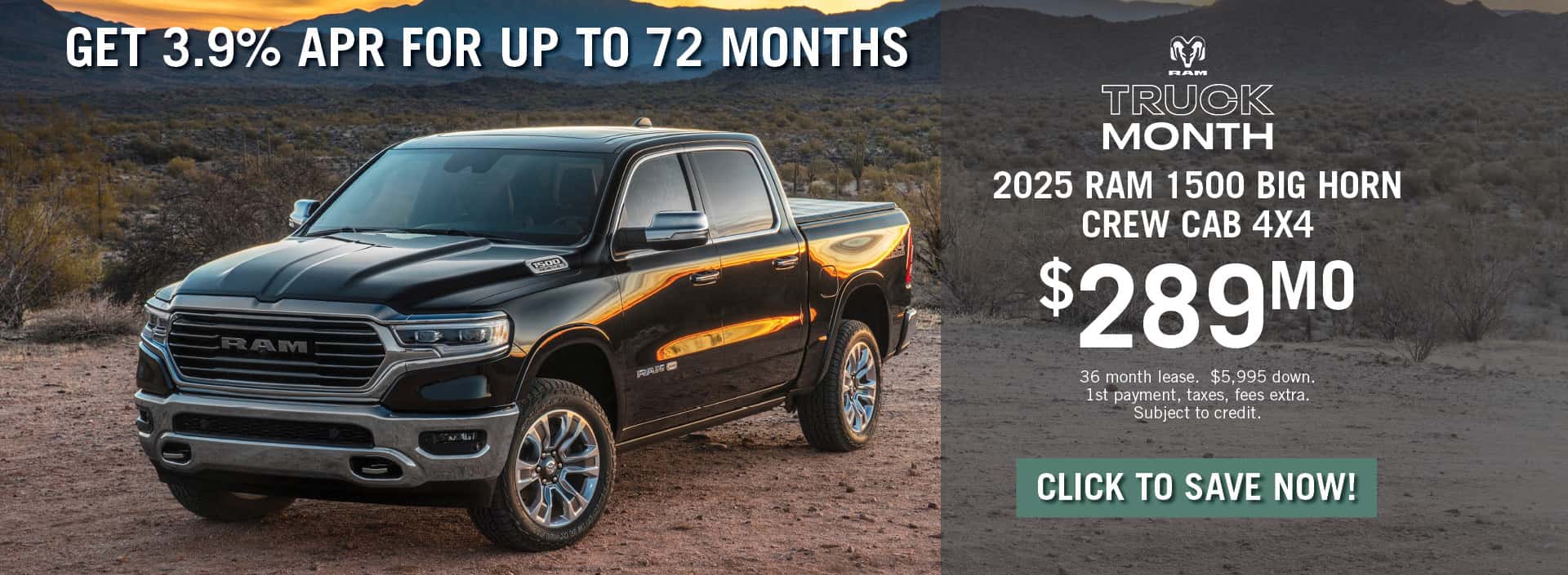 2025 Ram 1500 March 2025 Special Banner