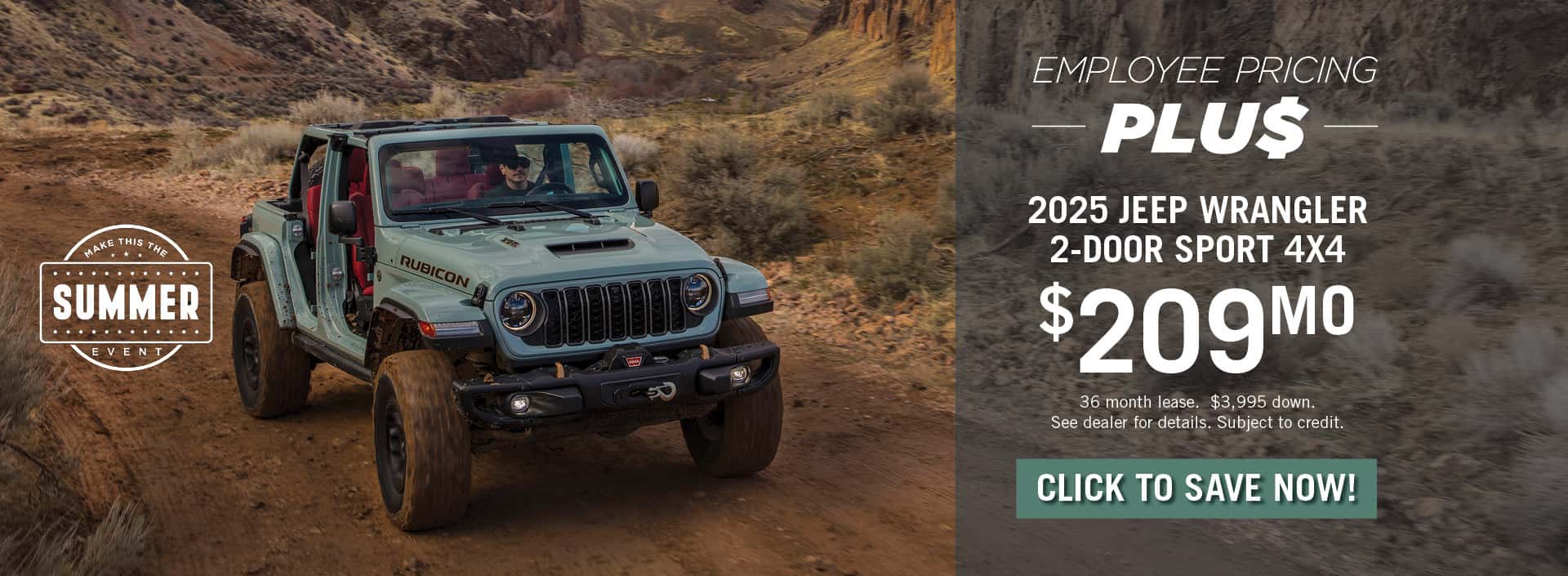 Jeep Wrangler July 2025 Special