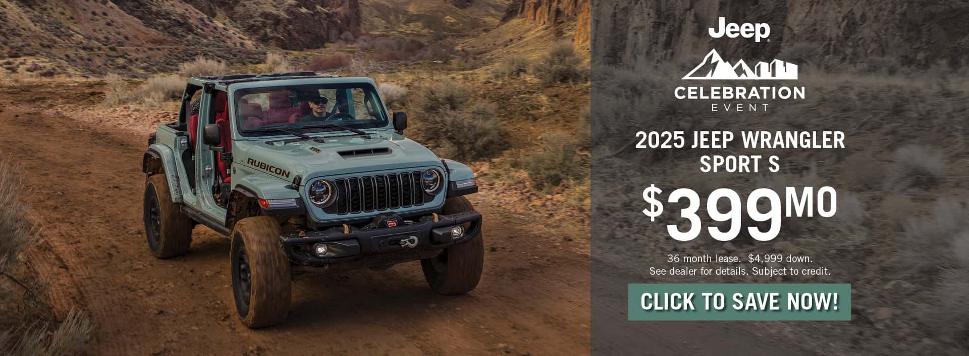 2025 Jeep Wrangler March 2025 Special Banner