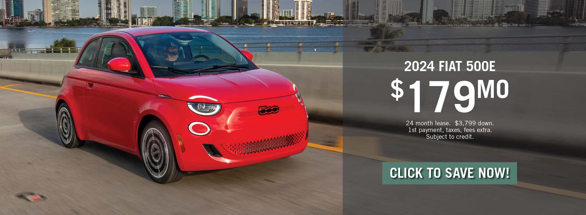 2024 Fiat 500e March 2025 Special Banner