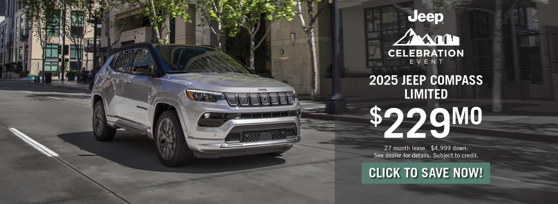 2025 Jeep Compass March 2025 Special Banner