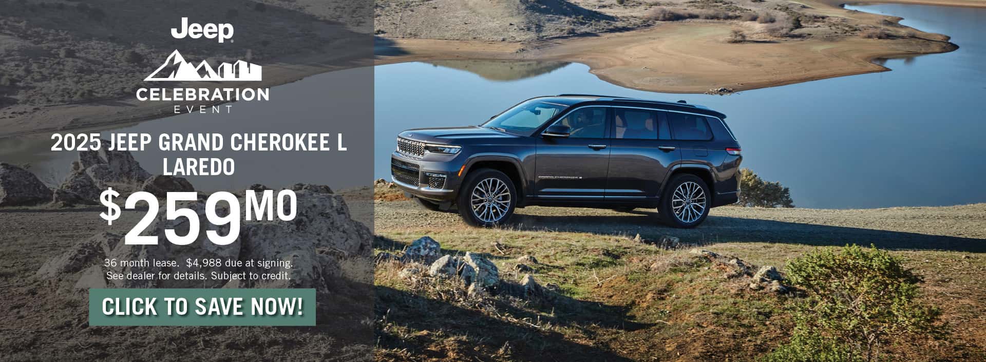 2025 Jeep Grand Cherokee L April 2025 Special Banner