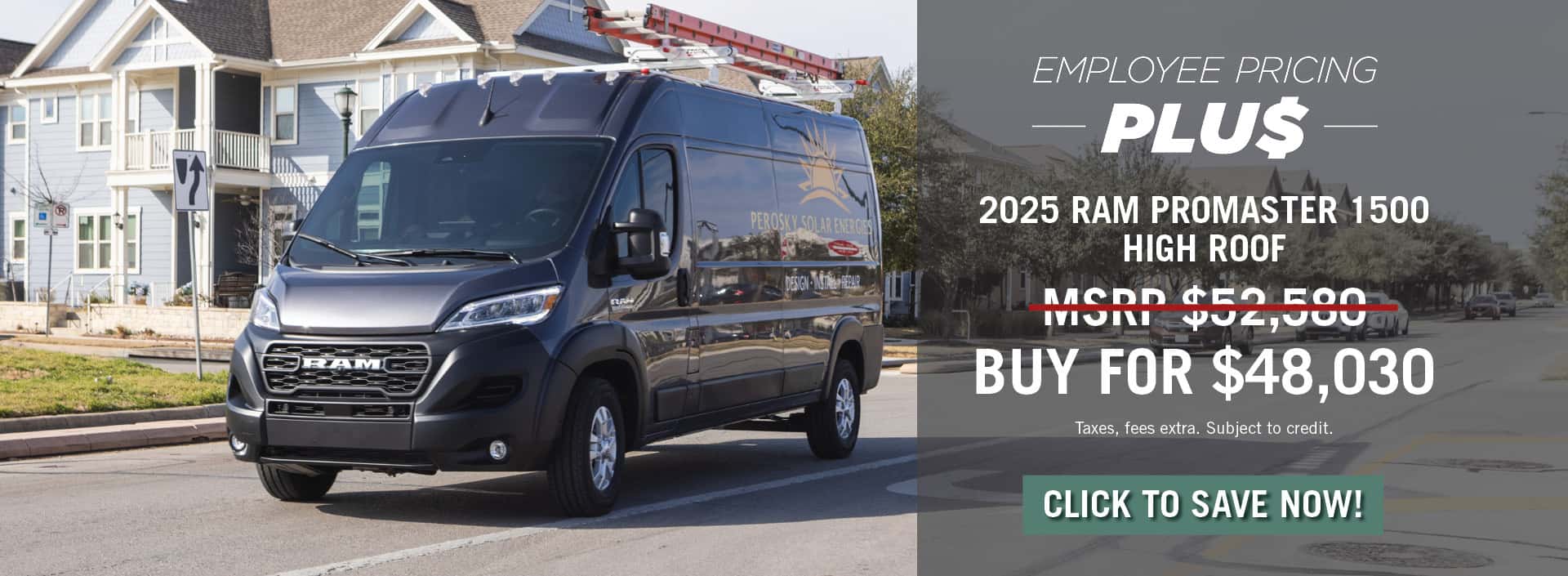 Ram ProMaster 1500 May 2025 Special