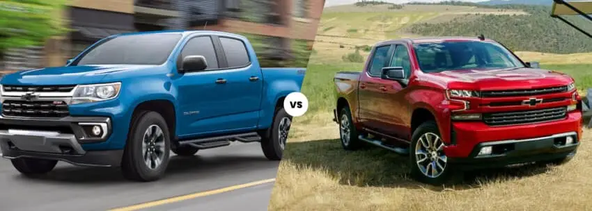 2022 Chevrolet Colorado vs. Chevrolet Silverado | Transwest Chevrolet