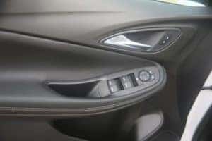 The interior door of a new Buick