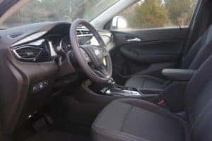 The interior of a new Buick in Edmond Oklahoma