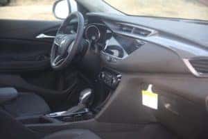 The interior dashboard of a new Buick in OKC