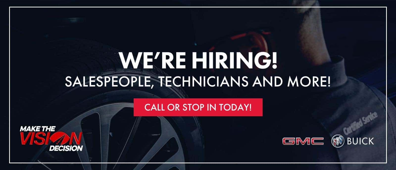 Rochester and Geneseo Automotive Job Vision Buick GMC