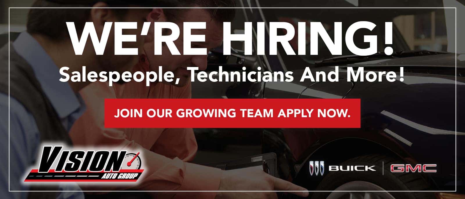 We're Hiring