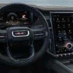 Black GMC Acadia Infotainment Screen