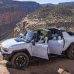 White GMC Hummer EV Pickup Truck
