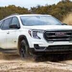 White GMC Terrain SUV