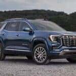 Blue GMC Terrain SUV