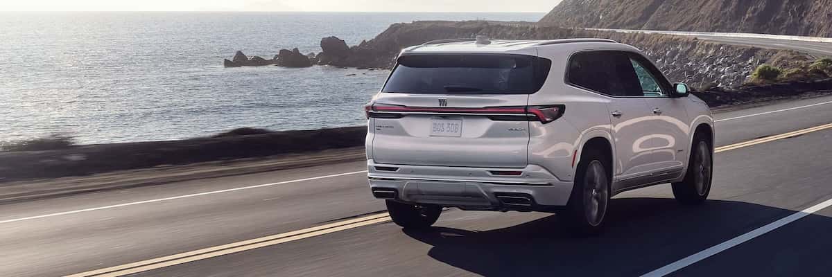2025 Buick Enclave on a coastal road