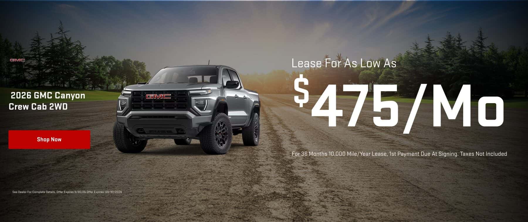 September Canyon Offer