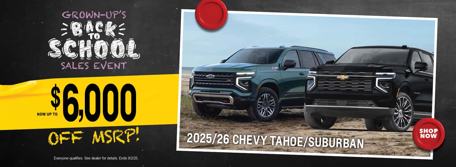 '25 & '26 Chevy Tahoe & Suburban Deals St Louis