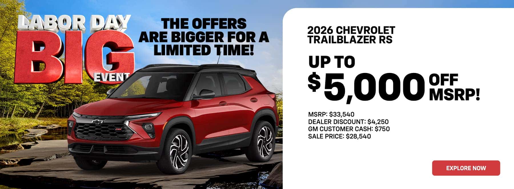 New Chevy Trailblazer