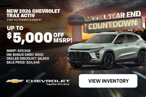'26 Trax - $5,000 Off MSRP