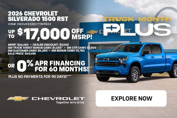 New 2026 Chevrolet Silverado 1500 RST