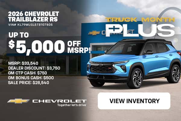 2026 CHEVROLET TRAILBLAZER RS