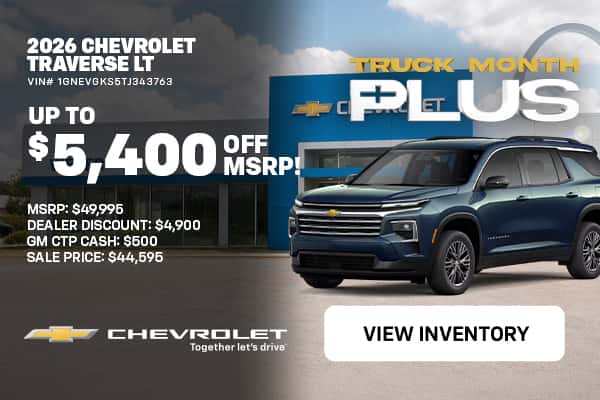 2026 CHEVROLET TRAVERSE LT