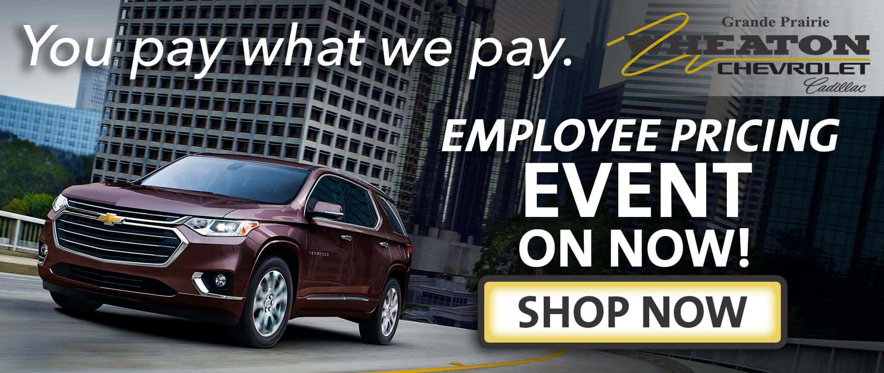 Wheaton Chevrolet Chevrolet Dealer in Grande Prairie, AB