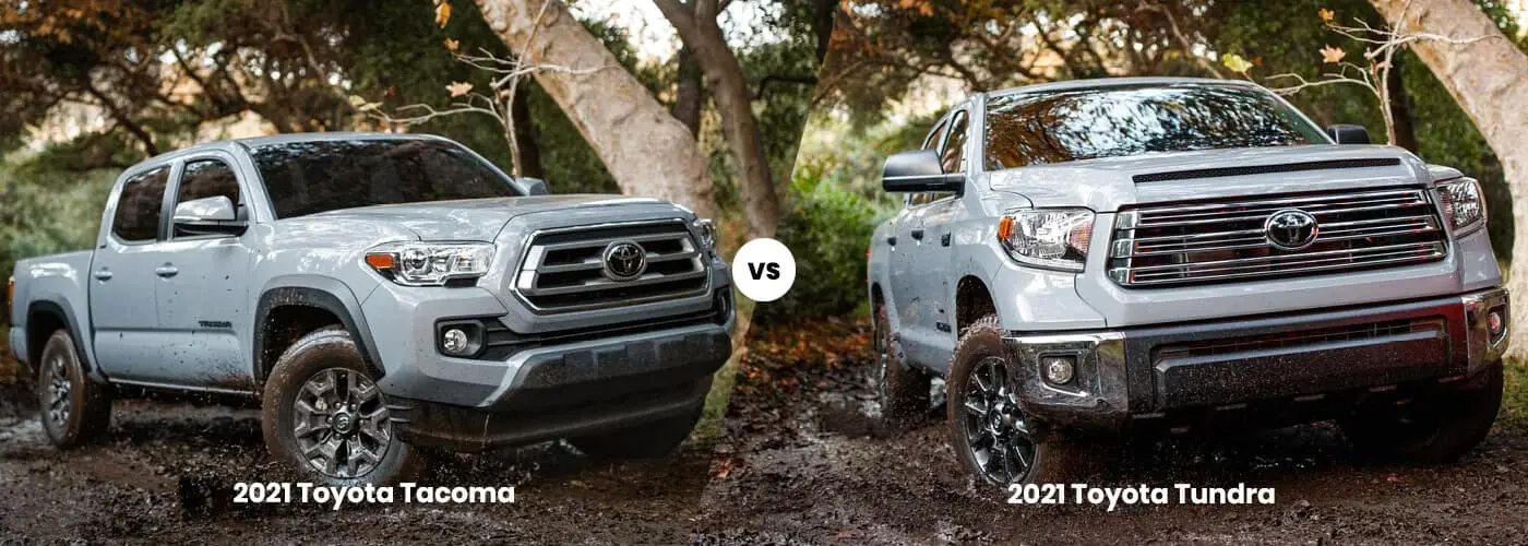 2021 Toyota Tacoma vs. 2021 Toyota Tundra | Toyota Truck Comparison