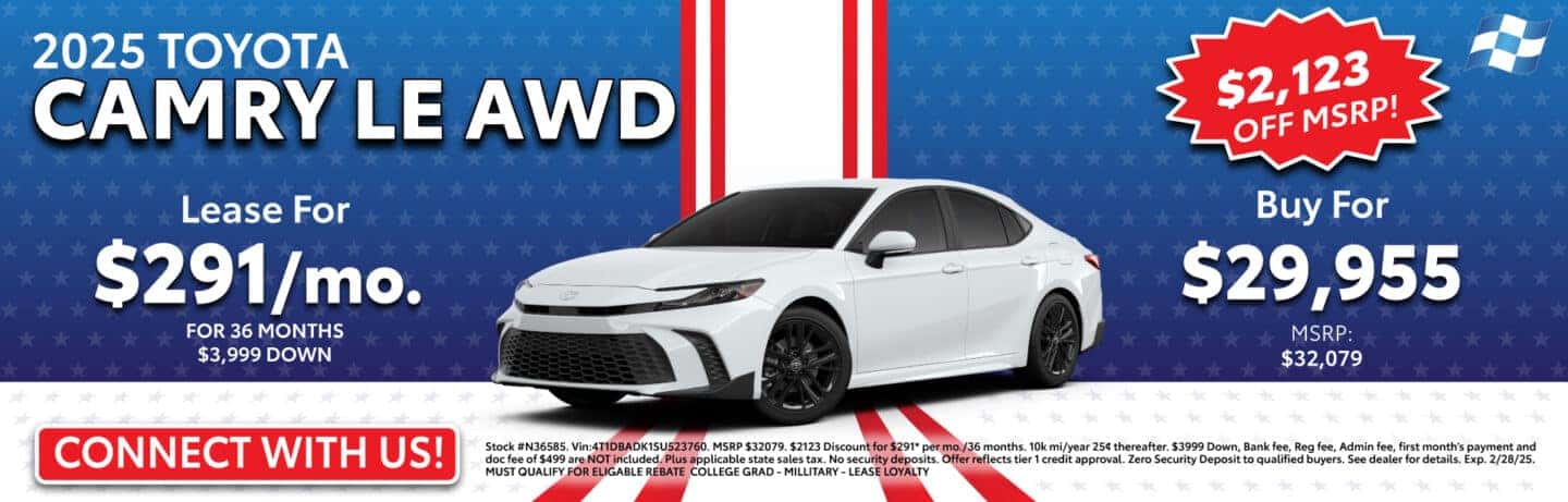 Current New Toyota Specials Offers | Woburn Toyota