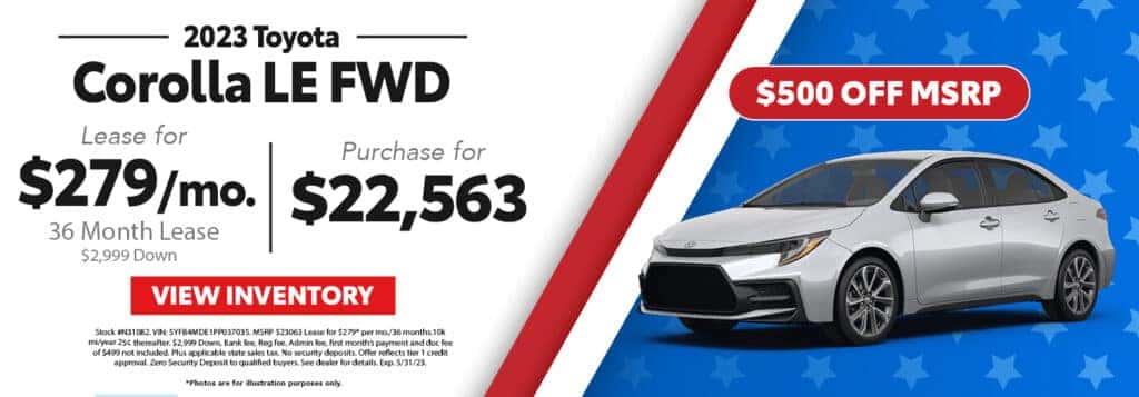 Current New Toyota Specials Offers | Woburn Toyota